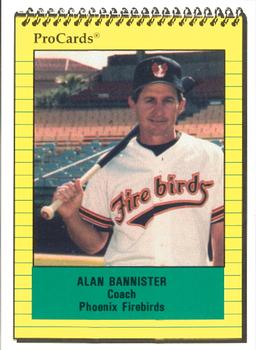 1991 ProCards #84 Alan Bannister Front