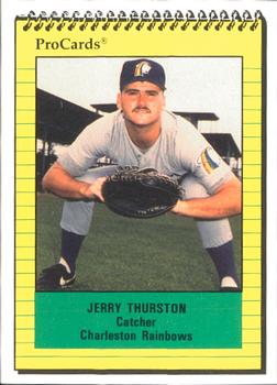 1991 ProCards #98 Jerrey Thurston Front