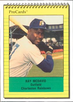 1991 ProCards #107 Ray McDavid Front