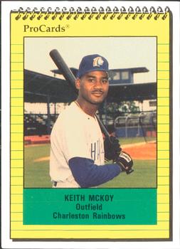 1991 ProCards #108 Keith McKoy Front