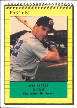 1991 ProCards #109 Jeff Pearce Front