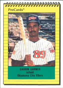 1991 ProCards #185 Darrin Garner Front