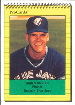 1991 ProCards #200 Daren Kizziah Front