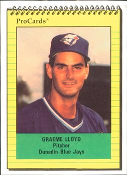 1991 ProCards #201 Graeme Lloyd Front