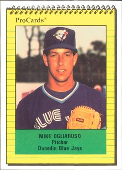 1991 ProCards #205 Mike Ogliaruso Front