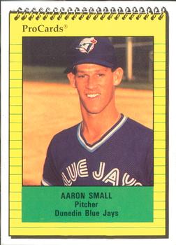 1991 ProCards #206 Aaron Small Front
