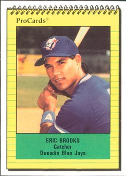 1991 ProCards #208 Eric Brooks Front