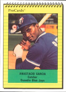 1991 ProCards #209 Anastacio Garcia Front