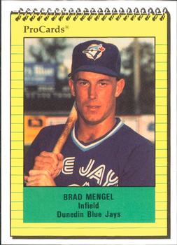1991 ProCards #214 Brad Mengel Front