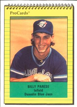 1991 ProCards #216 Billy Parese Front