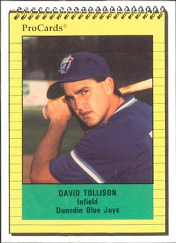 1991 ProCards #217 David Tollison Front