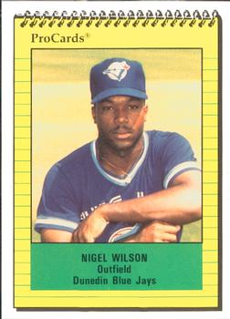 1991 ProCards #222 Nigel Wilson Front