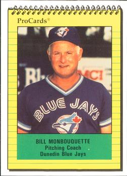 1991 ProCards #224 Bill Monbouquette Front