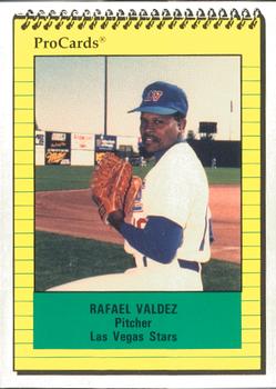 1991 ProCards #236 Rafael Valdez Front