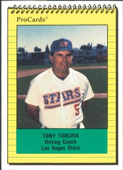 1991 ProCards #255 Tony Torchia Front