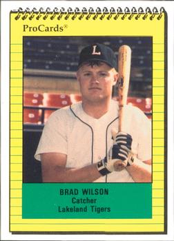 1991 ProCards #270 Brad Wilson Front