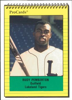 1991 ProCards #280 Rudy Pemberton Front
