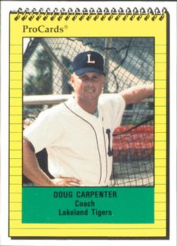 1991 ProCards #284 Doug Carpenter Front