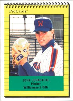 1991 ProCards #287 John Johnstone Front