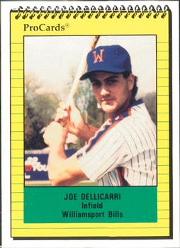 1991 ProCards #300 Joe Dellicarri Front