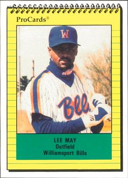 1991 ProCards #307 Lee May Jr. Front