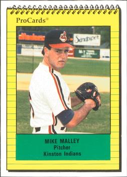 1991 ProCards #318 Mike Malley Front