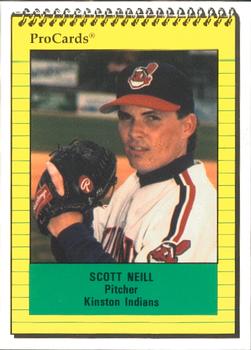 1991 ProCards #321 Scott Neill Front