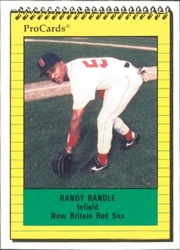 1991 ProCards #360 Randy Randle Front