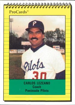 1991 ProCards #395 Carlos Lezcano Front