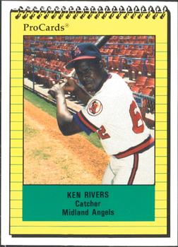 1991 ProCards #437 Ken Rivers Front