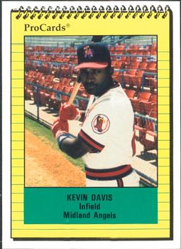 1991 ProCards #439 Kevin Davis Front