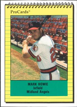 1991 ProCards #442 Mark Howie Front