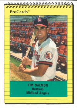 1991 ProCards #447 Tim Salmon Front