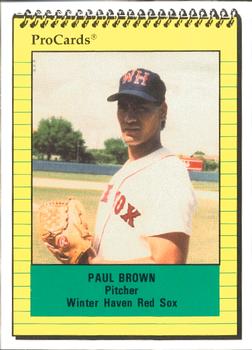 1991 ProCards #482 Paul Brown Front