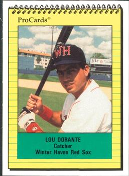 1991 ProCards #492 Lou Dorante Front