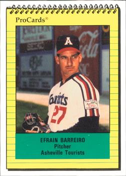 1991 ProCards #559 Efrain Barreiro Front