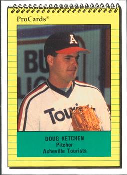 1991 ProCards #564 Doug Ketchen Front