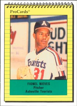 1991 ProCards #565 Fionel Nieves Front