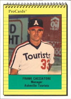 1991 ProCards #584 Frank Cacciatore Front