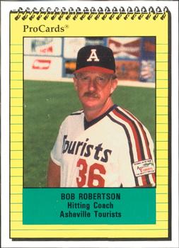 1991 ProCards #586 Bob Robertson Front