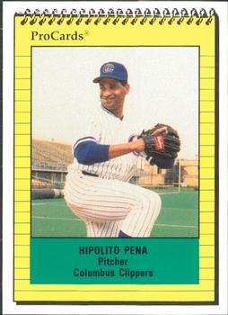 1991 ProCards #597 Hipolito Pena Front