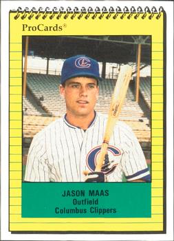 1991 ProCards #609 Jason Maas Front