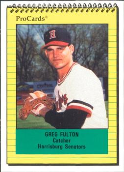 1991 ProCards #629 Greg Fulton Front