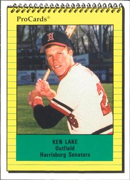 1991 ProCards #641 Ken Lake Front