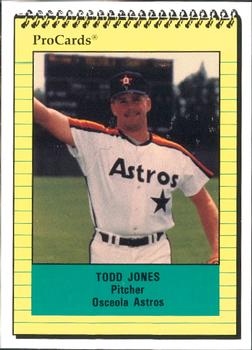 1991 ProCards #678 Todd Jones Front