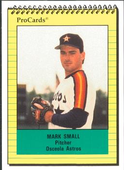 1991 ProCards #684 Mark Small Front
