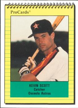 1991 ProCards #689 Kevin Scott Front