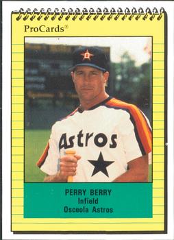 1991 ProCards #691 Perry Berry Front