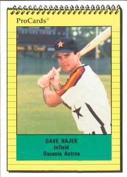 1991 ProCards #692 Dave Hajek Front