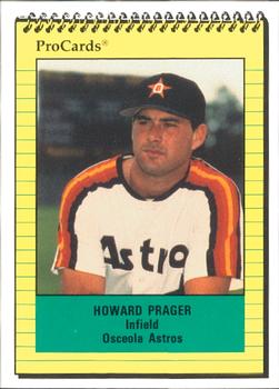 1991 ProCards #694 Howard Prager Front